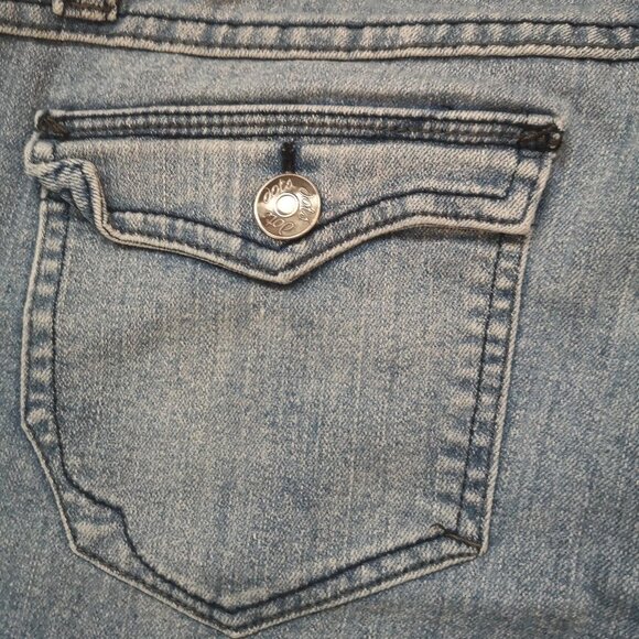 Dots Ladies Medium Wash Blue Jeans - Picture 4 of 6